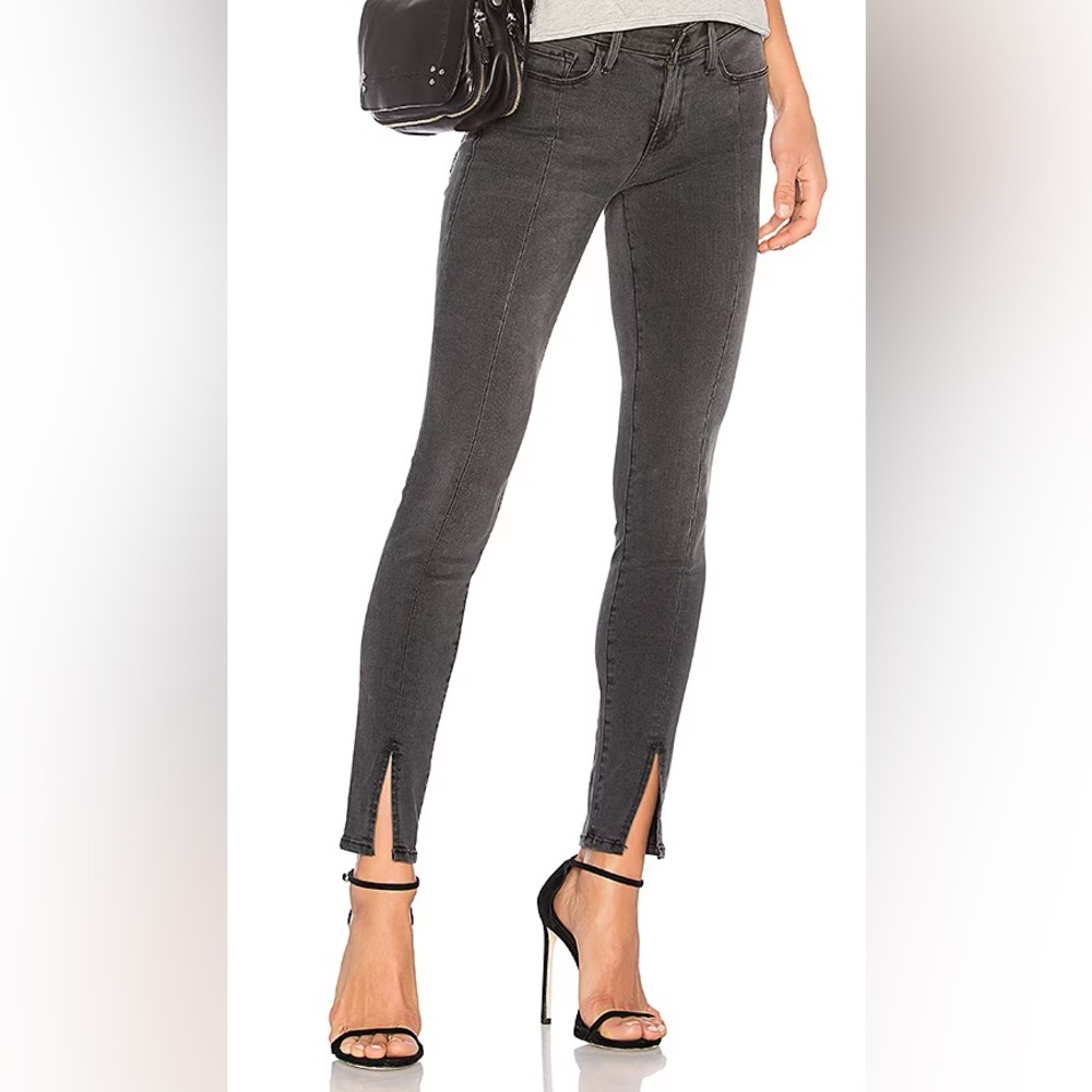 Frame Denim Le Skinny De Jeanne Front Split Jeans